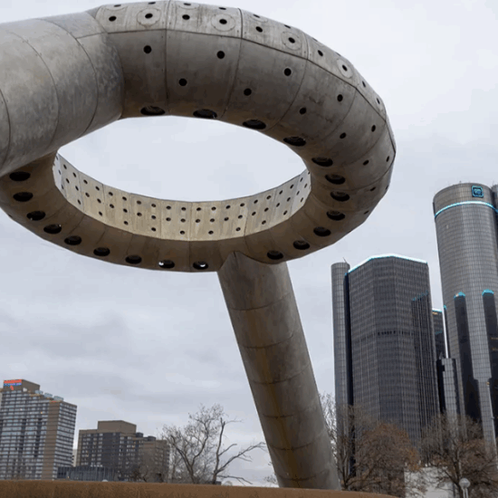 EXPLORING DETROIT, HART PLAZA